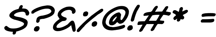 Lovey Doveys Italic Font OTHER CHARS