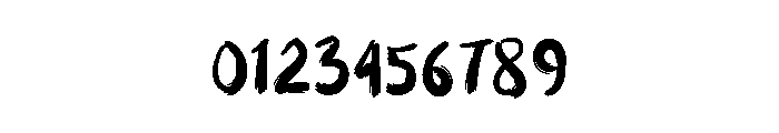 Loveya Brush Regular Font OTHER CHARS