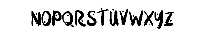 Loveya Brush Regular Font UPPERCASE