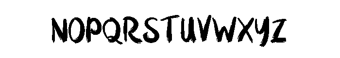 Loveya Brush Regular Font LOWERCASE