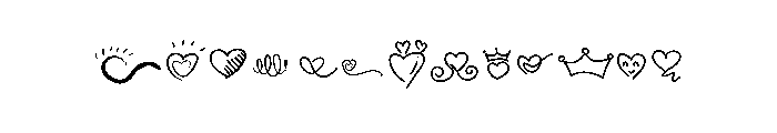 Loveya Doodle Normal Font LOWERCASE