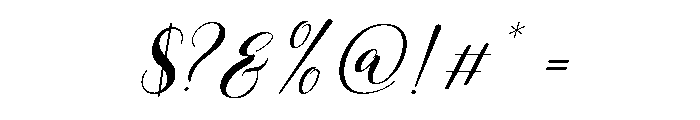 Loveya Script Italic Regular Font OTHER CHARS
