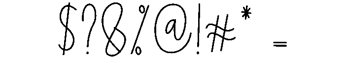 Loving2 Font OTHER CHARS