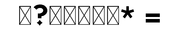 LozangeNoCommercial Font OTHER CHARS