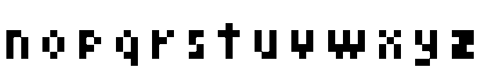 Lozavy Regular Font LOWERCASE