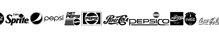 logos and logos tfb Font UPPERCASE