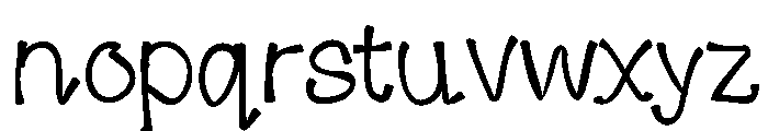 lovemind Font LOWERCASE