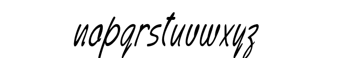 Logia-CondensedItalic Font LOWERCASE