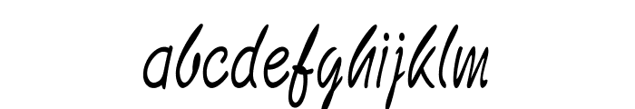 Logia-CondensedRegular Font LOWERCASE
