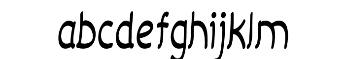 Longaggle-CondensedRegular Font LOWERCASE