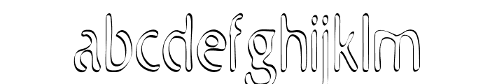 Loodle-CondensedRegular Font LOWERCASE
