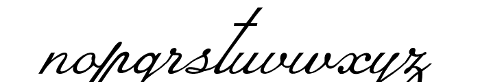 Loopi-BoldItalic Font LOWERCASE