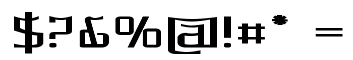 Lorgun-ExpandedBold Font OTHER CHARS