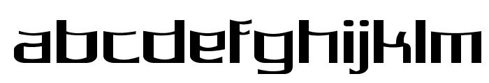 Lorgun-ExpandedBold Font LOWERCASE