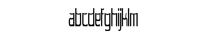 Lorgun-ExtracondensedRegular Font LOWERCASE