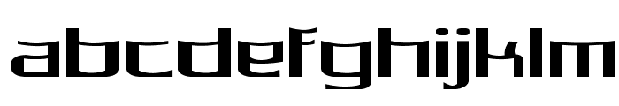 Lorgun-ExtraexpandedBold Font LOWERCASE