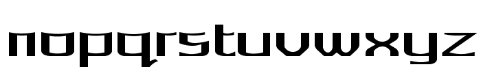 Lorgun-ExtraexpandedBold Font LOWERCASE