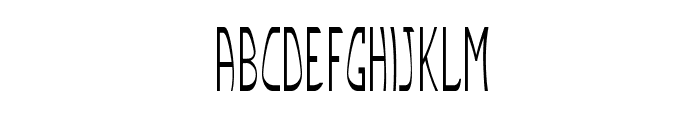 Lorian-ExtracondensedRegular Font UPPERCASE