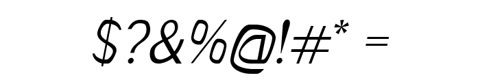 Lorian-Italic Font OTHER CHARS