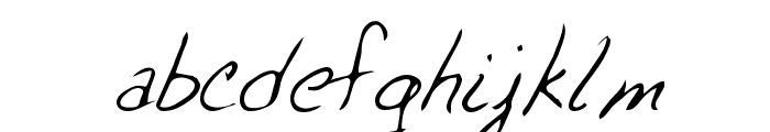 Loublue Regular Font LOWERCASE