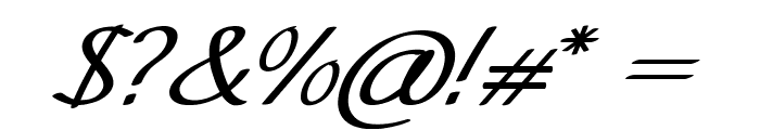Louda-BoldItalic Font OTHER CHARS