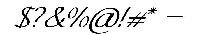 Louda-Italic Font OTHER CHARS