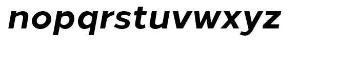 Loew ExtraBold Italic Font LOWERCASE