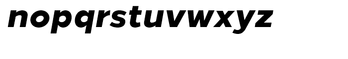 Loew Heavy Italic Font LOWERCASE