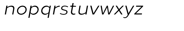 Loew Italic Font LOWERCASE