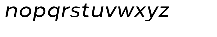 Loew Medium Italic Font LOWERCASE