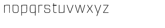 Logik Thin Font LOWERCASE