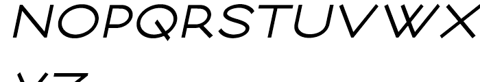Logo Sans Bold Italic Font UPPERCASE