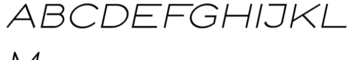 Logo Sans DemiBold Italic Font UPPERCASE