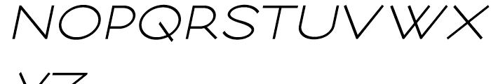 Logo Sans DemiBold Italic Font UPPERCASE