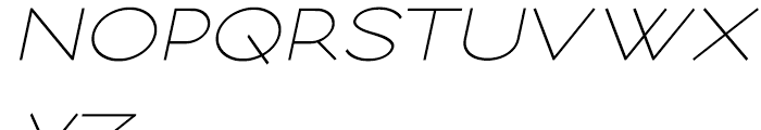 Logo Sans Italic Font UPPERCASE