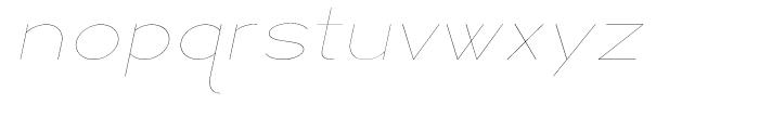 Logo Sans Thin Italic Font LOWERCASE