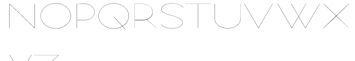 Logo Sans Thin Font UPPERCASE