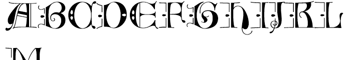 Lombardisch Regular Font UPPERCASE