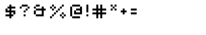Lomo Web Pixel 5 Font OTHER CHARS