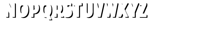 Look Sans Shadow Bold Font UPPERCASE