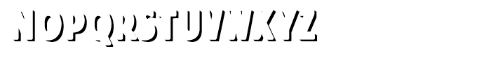 Look Sans Shadow Bold Font LOWERCASE