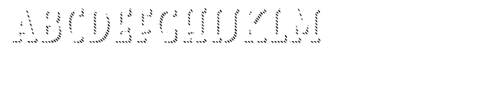 Look Serif Line Regular Font UPPERCASE