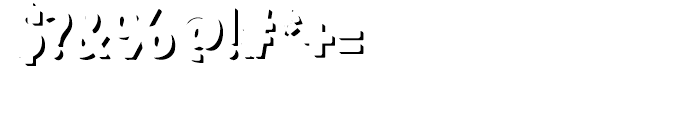 Look Serif Shadow Bold Font OTHER CHARS