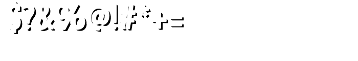 Look Serif Shadow Regular Font OTHER CHARS