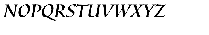 Lorenzo Italic Font UPPERCASE