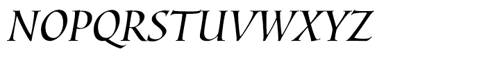 Lorenzo Light Italic Font UPPERCASE