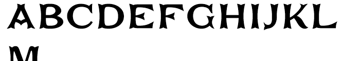 Lost and Foundry FS Charity Font UPPERCASE
