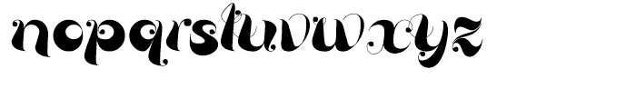 Loulou Regular Font LOWERCASE