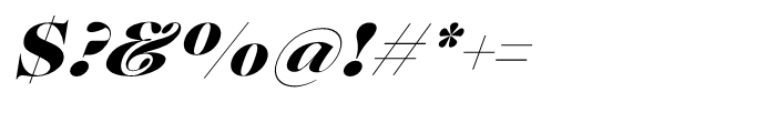 Lovelace Extrabold Italic Font OTHER CHARS