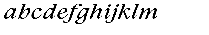 Lovelace Text Medium Italic Font LOWERCASE